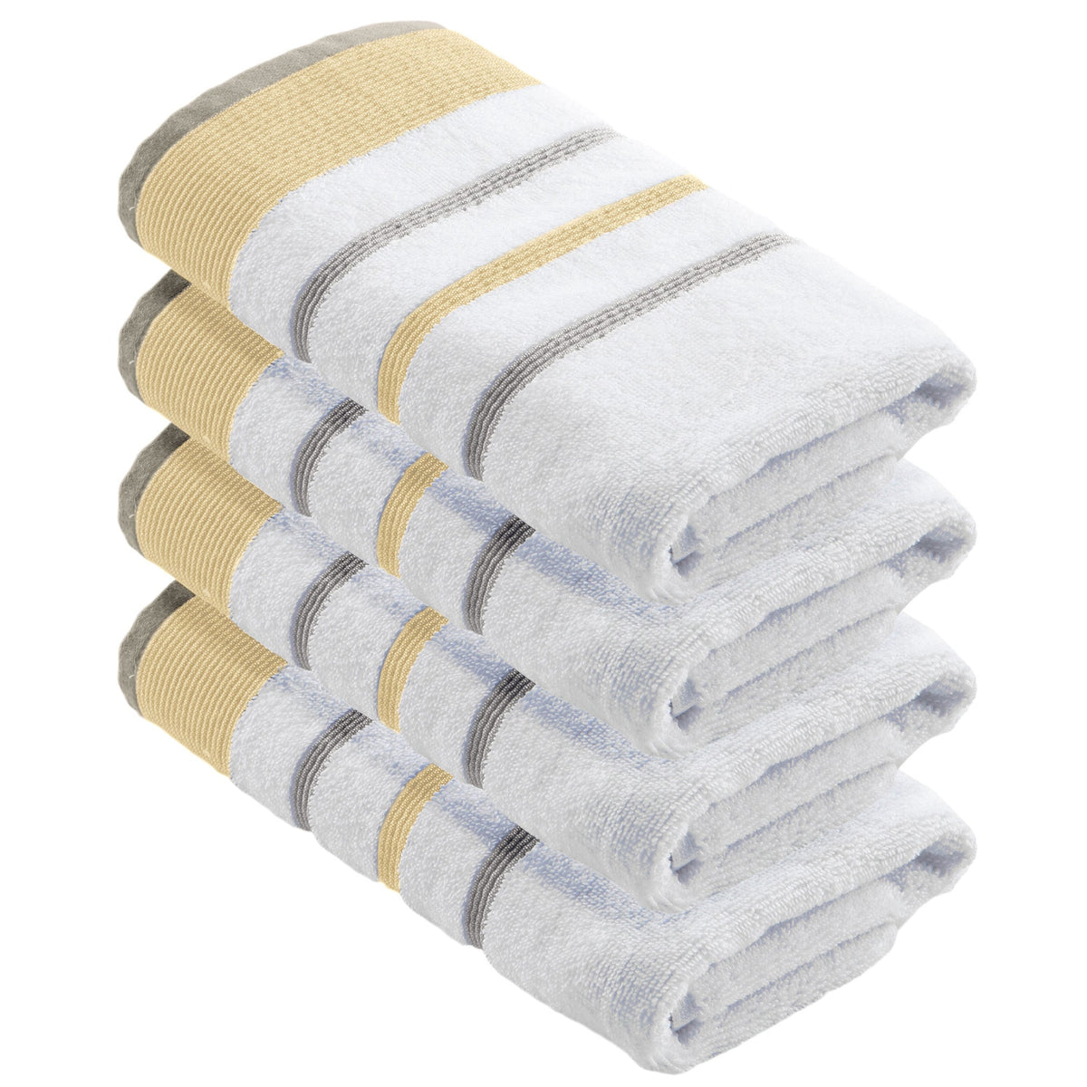 Decorative Cotton Stripe Bath Towel Set – Noelle Collection – view 71