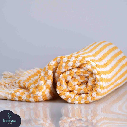 Pom Pom Organic Turkish Cotton Bath Towel, Oversized 550 GSM Jacquard – view 10