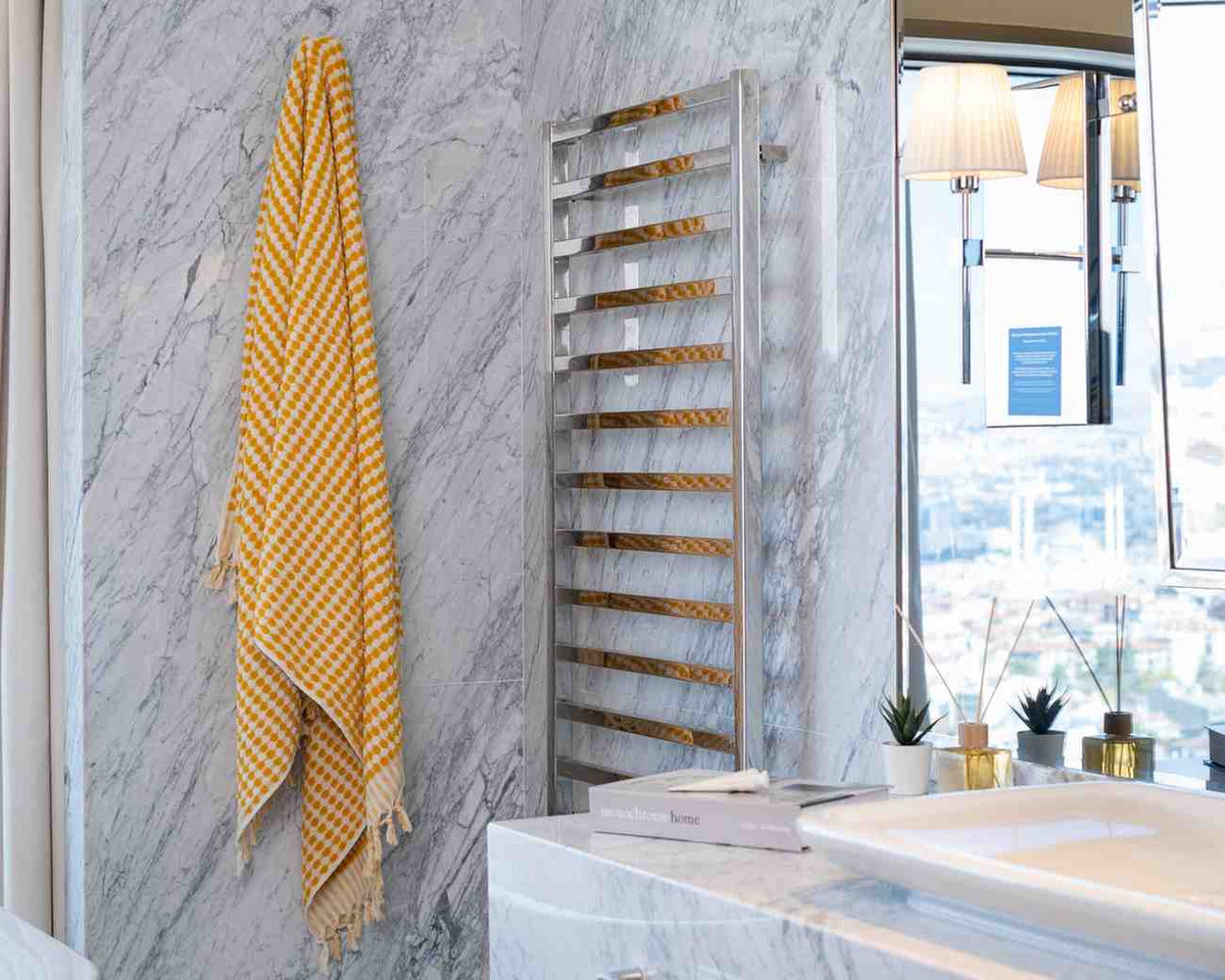 Pom Pom Organic Turkish Cotton Bath Towel, Oversized 550 GSM Jacquard – view 12