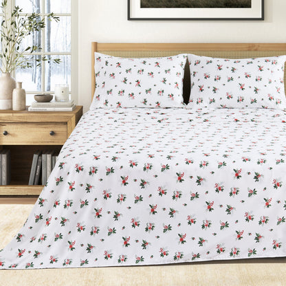Brushed Microfiber Printed Sheet Set – Baylor Collection – view 43