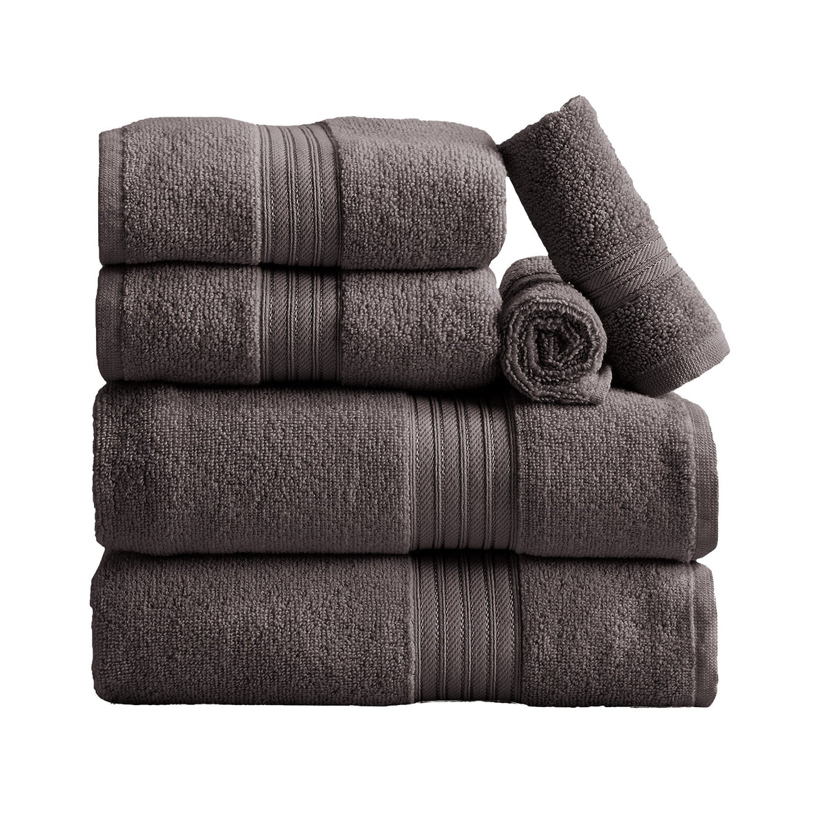 Cooper Collection Cotton Terry Bath Towel Set, Lightweight and Soft – view 145