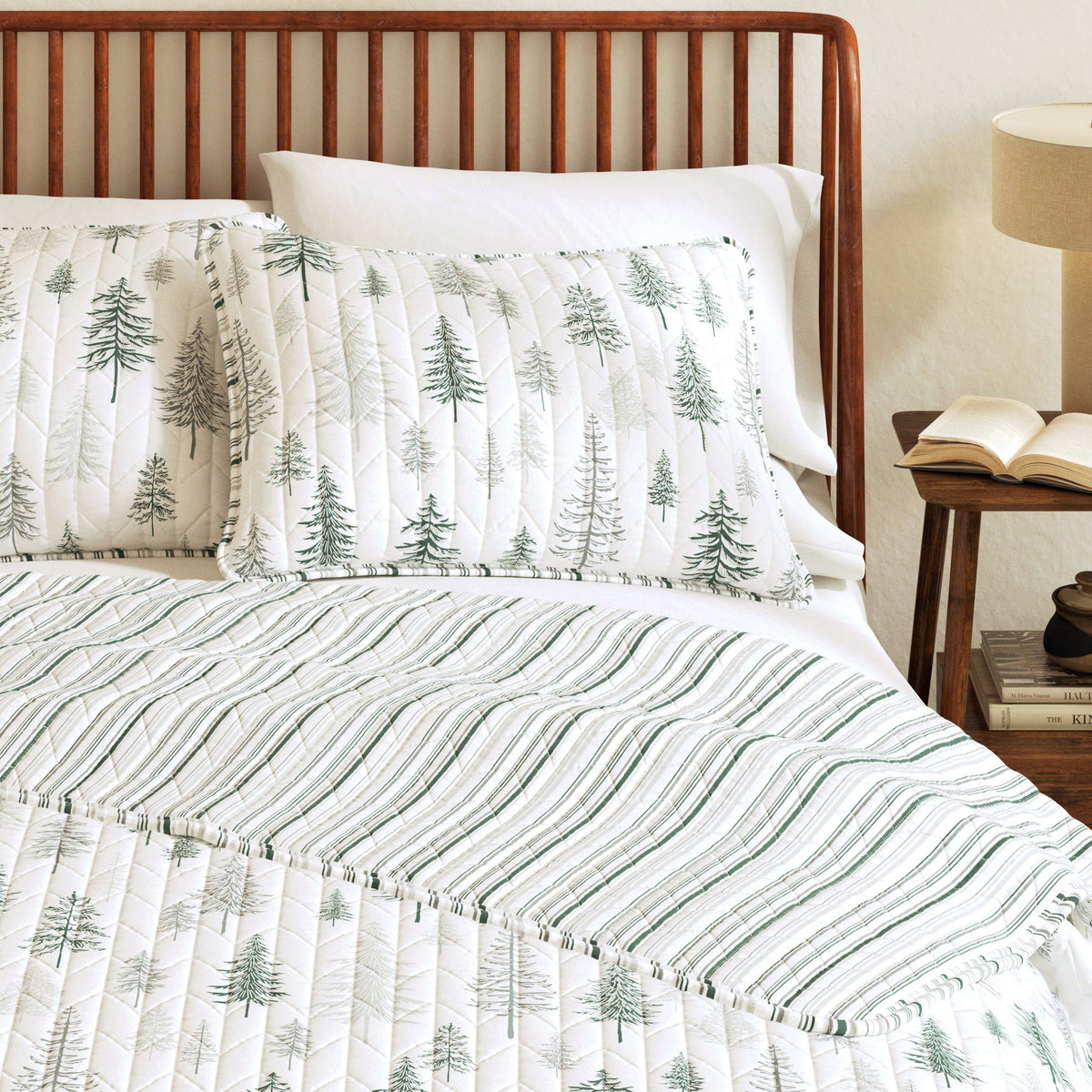 Rustic Woodland Landscape Reversible Quilt Set – Matthew Collection – view 24