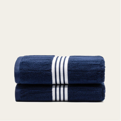 Nautilus Australian Cotton Striped Bath Towels, 600 GSM Towels and Sets – view 16