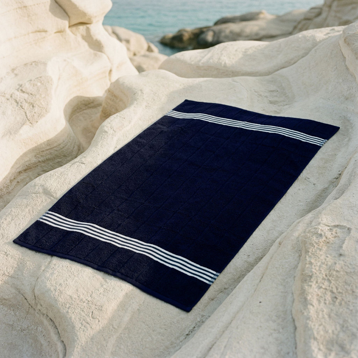 Nautilus Australian Cotton Striped Bath Towels, 600 GSM Towels and Sets – view 36