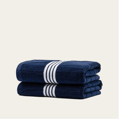 Nautilus Australian Cotton Striped Bath Towels, 600 GSM Towels and Sets – view 17