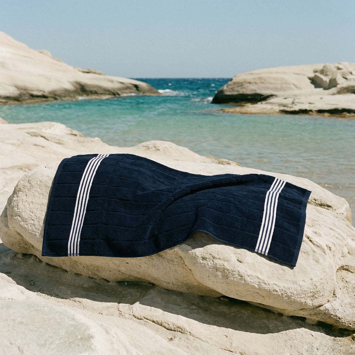 Nautilus Australian Cotton Striped Bath Towels, 600 GSM Towels and Sets – view 39
