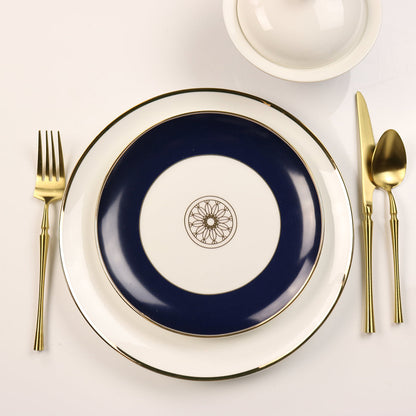 Sapphire Blue Jewel 8-inch Salad Plates, Set of Four