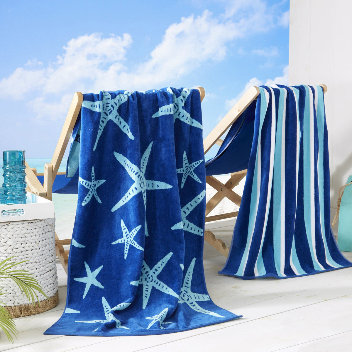 Maui Collection Cotton Velour Beach Towels, 30 x 60 Inch 2 or 4 Pack – view 67