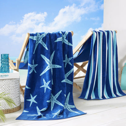Maui Collection Cotton Velour Beach Towels, 30 x 60 Inch 2 or 4 Pack – view 67