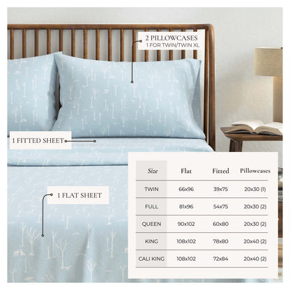 Turkish Cotton Flannel Sheet Set – Elevated Lodge Collection – view 9