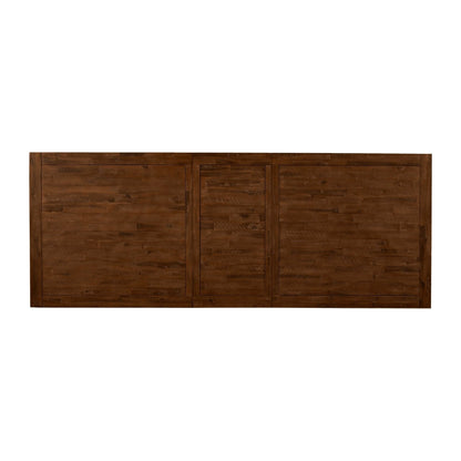 Newberry Extendable Acacia Rectangular Dining Table, Medium Brown – view 6