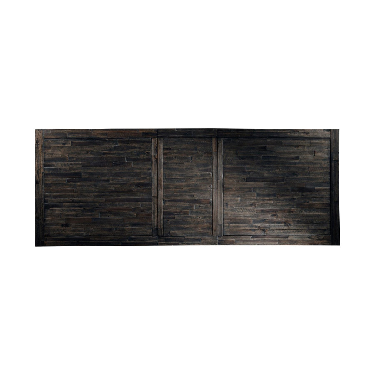 Newberry Extendable Acacia Rectangular Dining Table, Salvaged Grey – view 3