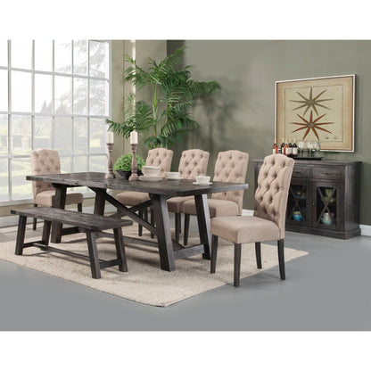 Solid Acacia Wood Newberry Rectangular Dining Table