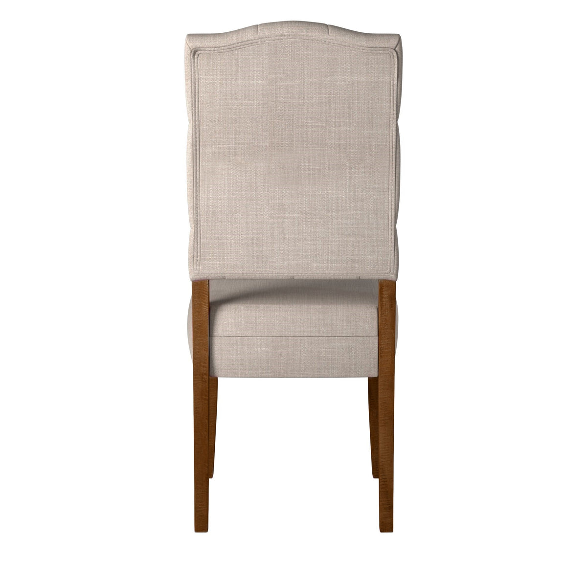Newberry Button-Tufted Parson Side Chairs, Medium Brown, Set of 2 – view 4