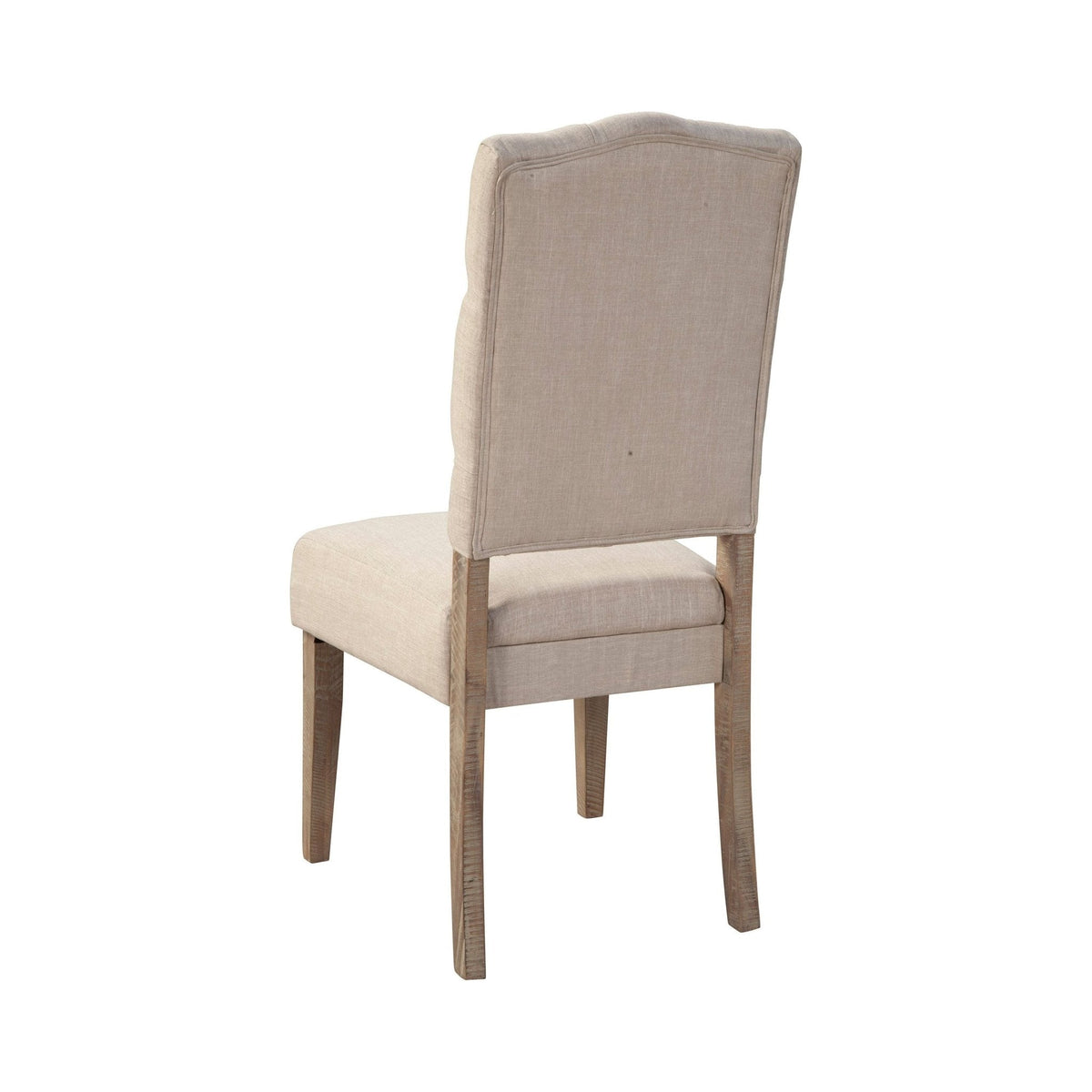 Newberry Button-Tufted Parson Side Chairs, Weathered Natural, Set of 2 – view 3