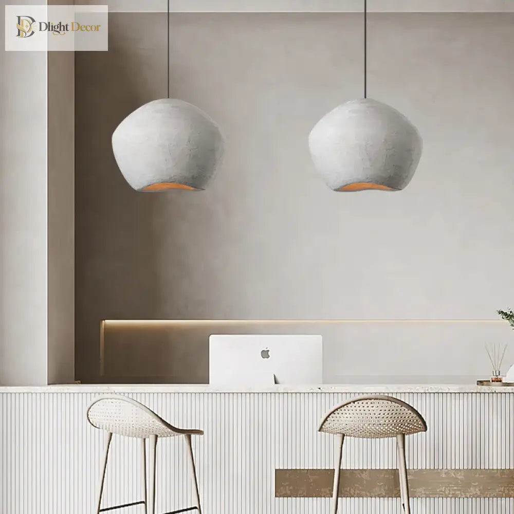 Nordic Minimalist Wabi-Sabi Art Pendant Light for Bedroom – view 5