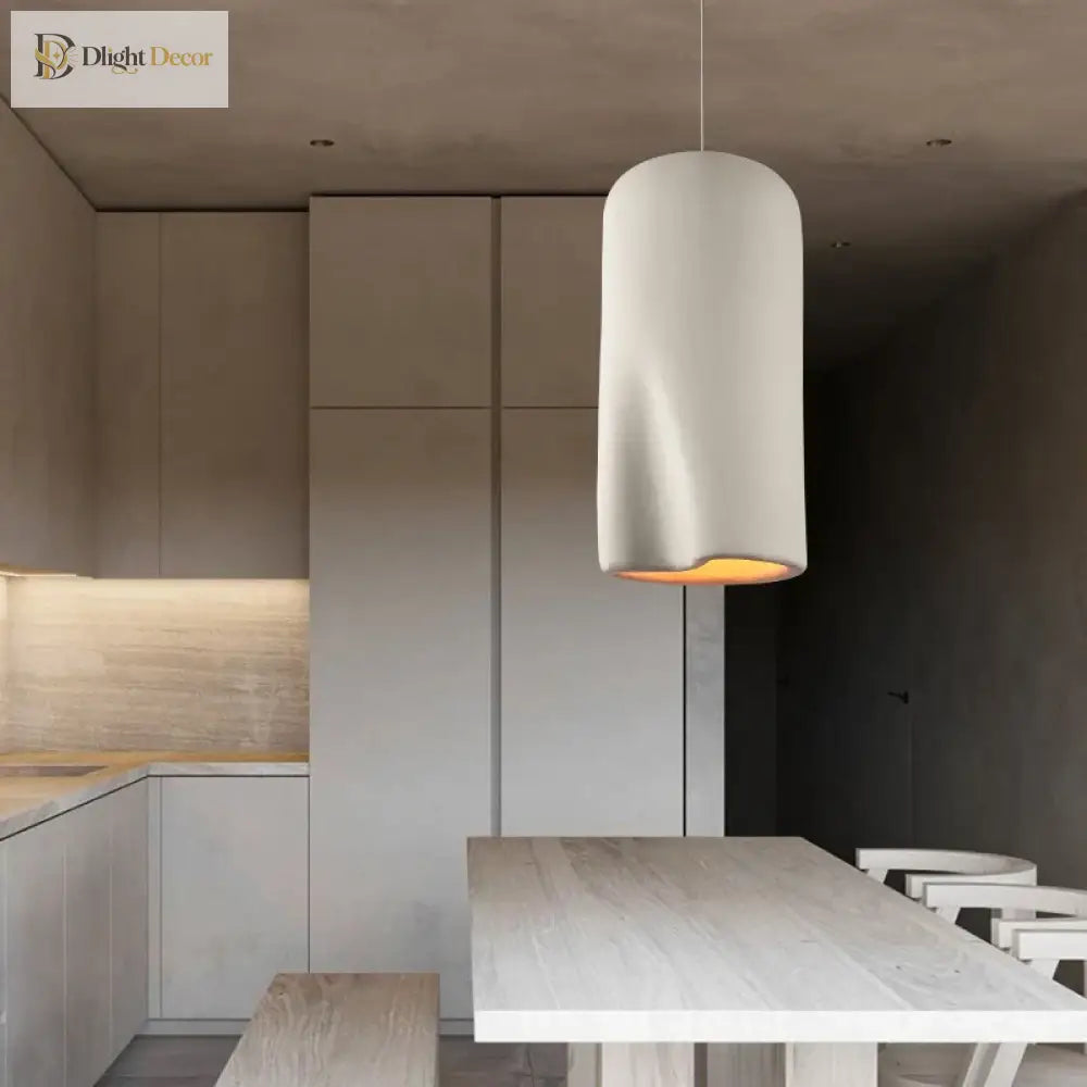 Nordic Minimalist Wabi-Sabi Art Pendant Light for Bedroom – view 3