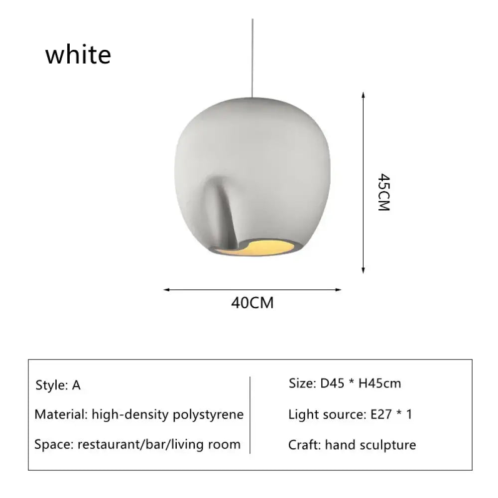 Nordic Minimalist Wabi-Sabi Art Pendant Light for Bedroom – view 7