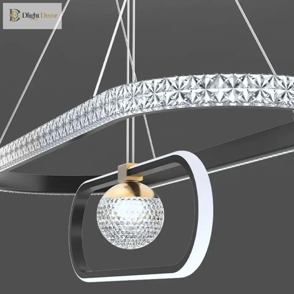 Nordic Signature Black Chandelier for Dining Room with Dimming – view 5