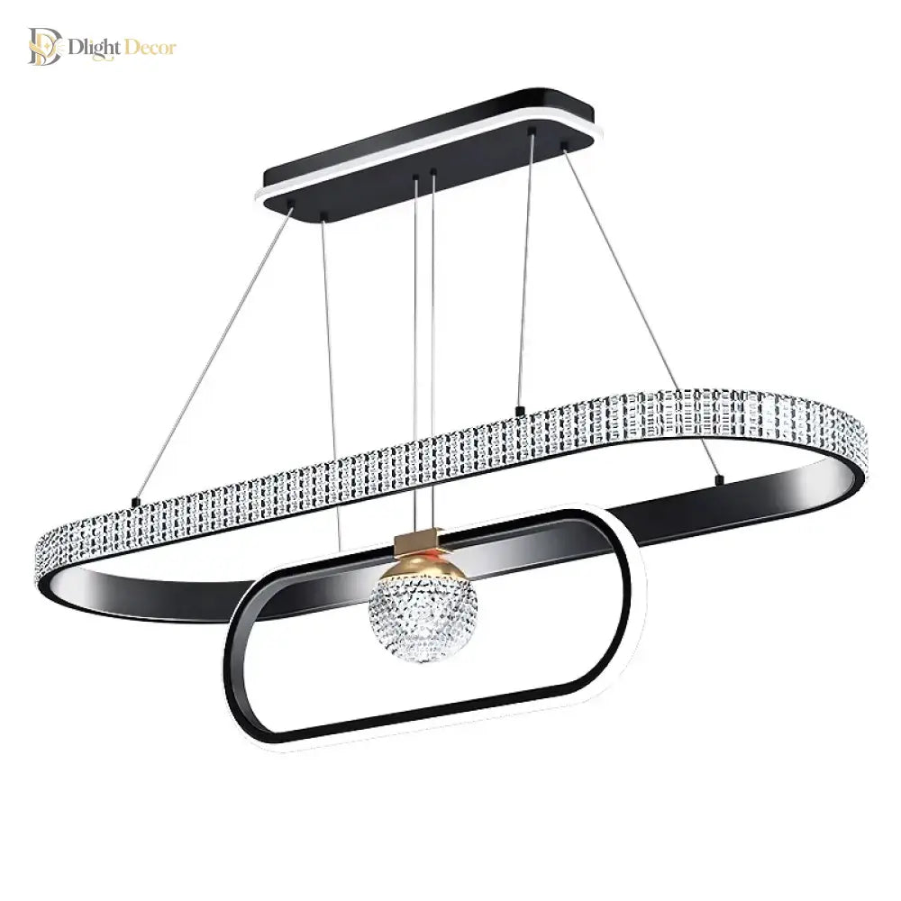 Nordic Signature Black Chandelier for Dining Room with Dimming – view 6