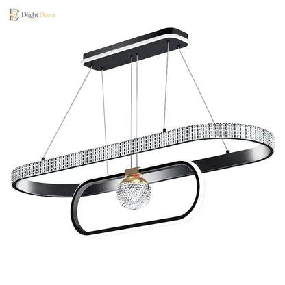 Nordic Signature Black Chandelier for Dining Room with Dimming – view 6