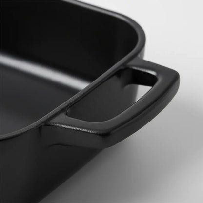 12 x 8 Inch Enameled Cast Iron Roasting Pan with Handles – view 6