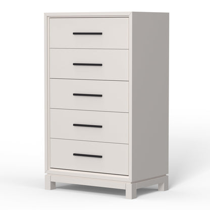 Nova 5-Drawer Chest with Bronze Hardware and Dovetail Drawers – view 9