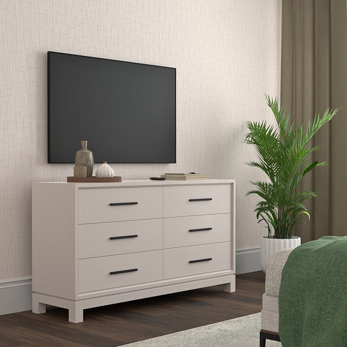 Nova 6-Drawer Dresser with Bronze Hardware and Dovetail Drawers – view 7