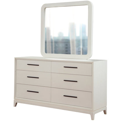 Nova 6-Drawer Dresser and Mirror Set with Bronze Hardware – view 2