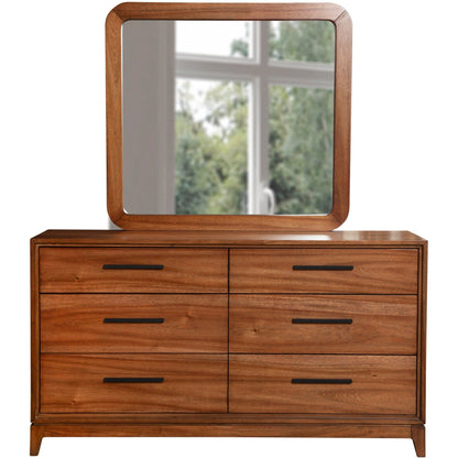 Nova 6-Drawer Dresser and Mirror Set with Bronze Hardware – view 6