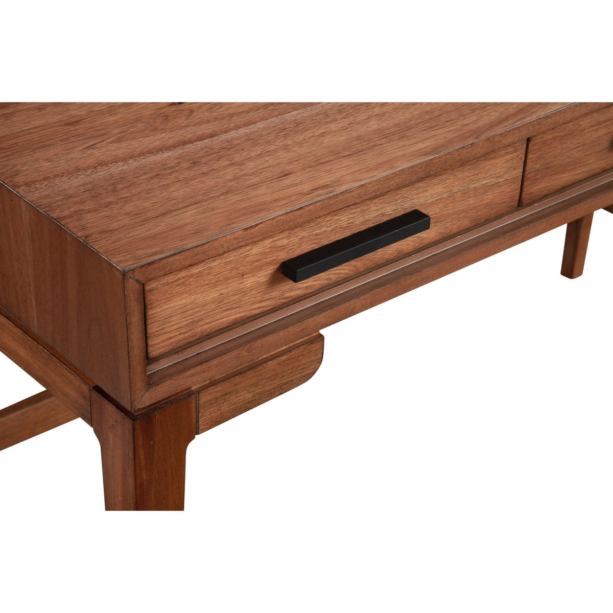 Nova Large Desk with 3 Drawers and Bronze Hardware – view 4