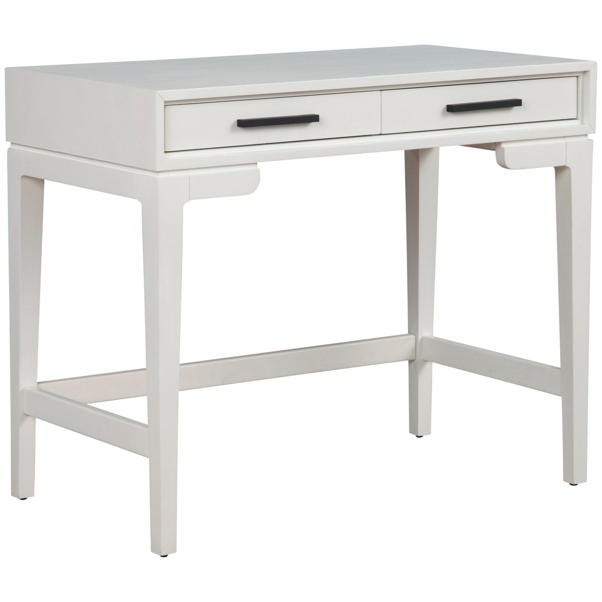 Nova Mini Desk with 2 Drawers and Bronze Hardware – view 3