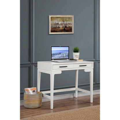 Nova Mini Desk with 2 Drawers and Bronze Hardware – view 6