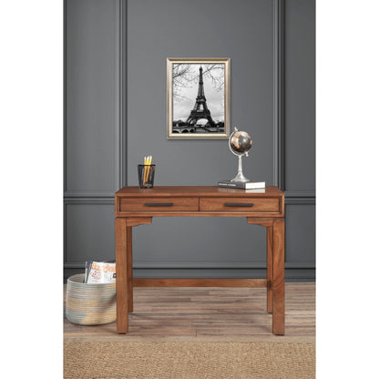 Nova Mini Desk with 2 Drawers and Bronze Hardware – view 10