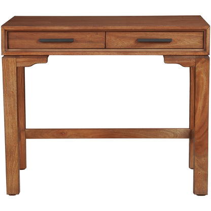 Nova Mini Desk with 2 Drawers and Bronze Hardware – view 11