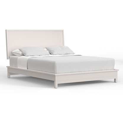 Nova Platform Bed in Chalk White with 12-Slat Support – view 4