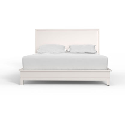 Nova Platform Bed in Chalk White with 12-Slat Support – view 3