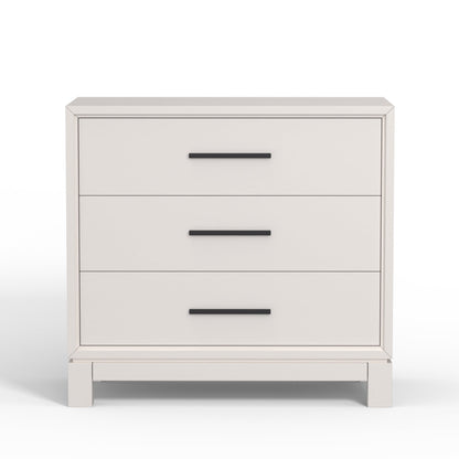 Nova Small 3-Drawer Chest with Bronze Hardware – view 8