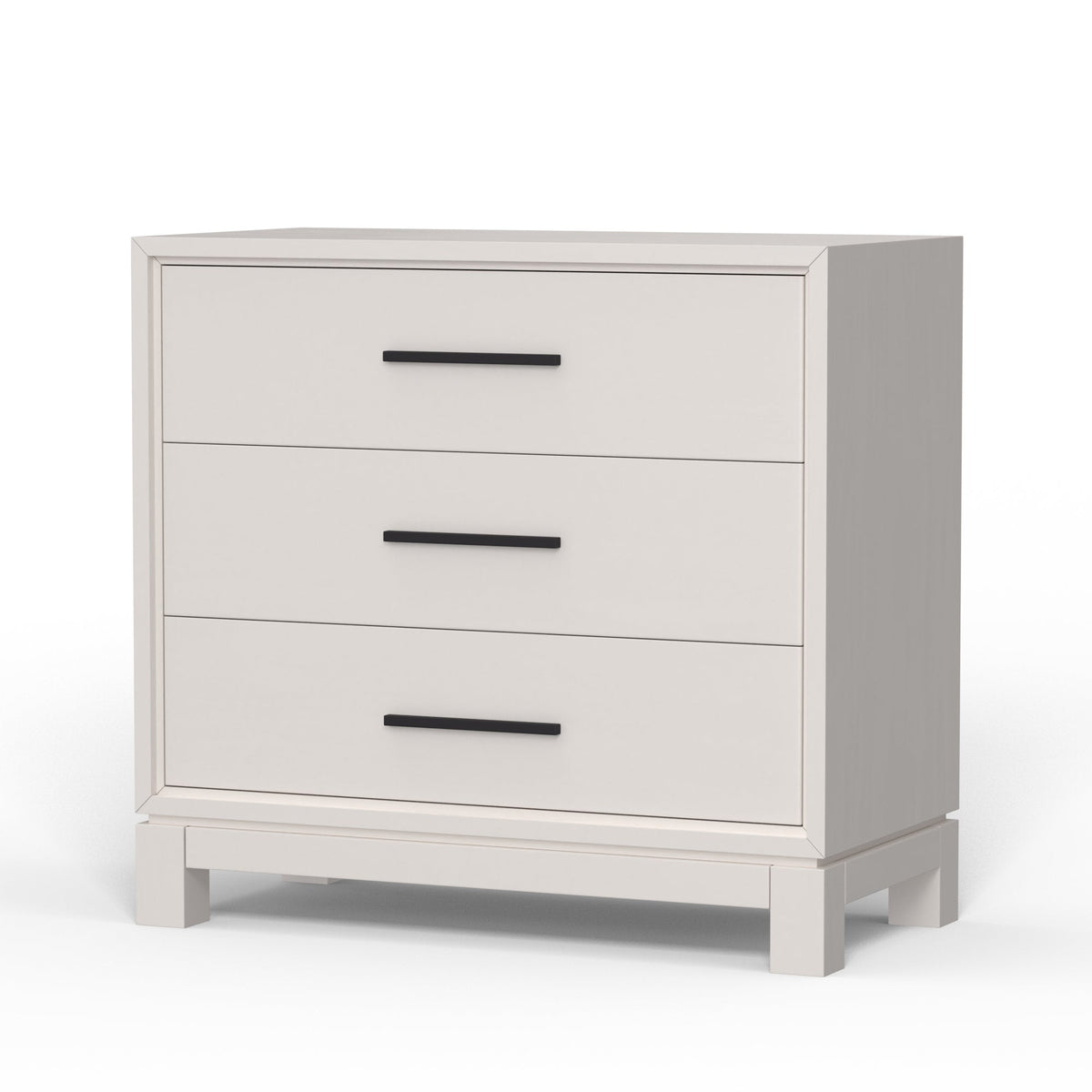 Nova Small 3-Drawer Chest with Bronze Hardware – view 9