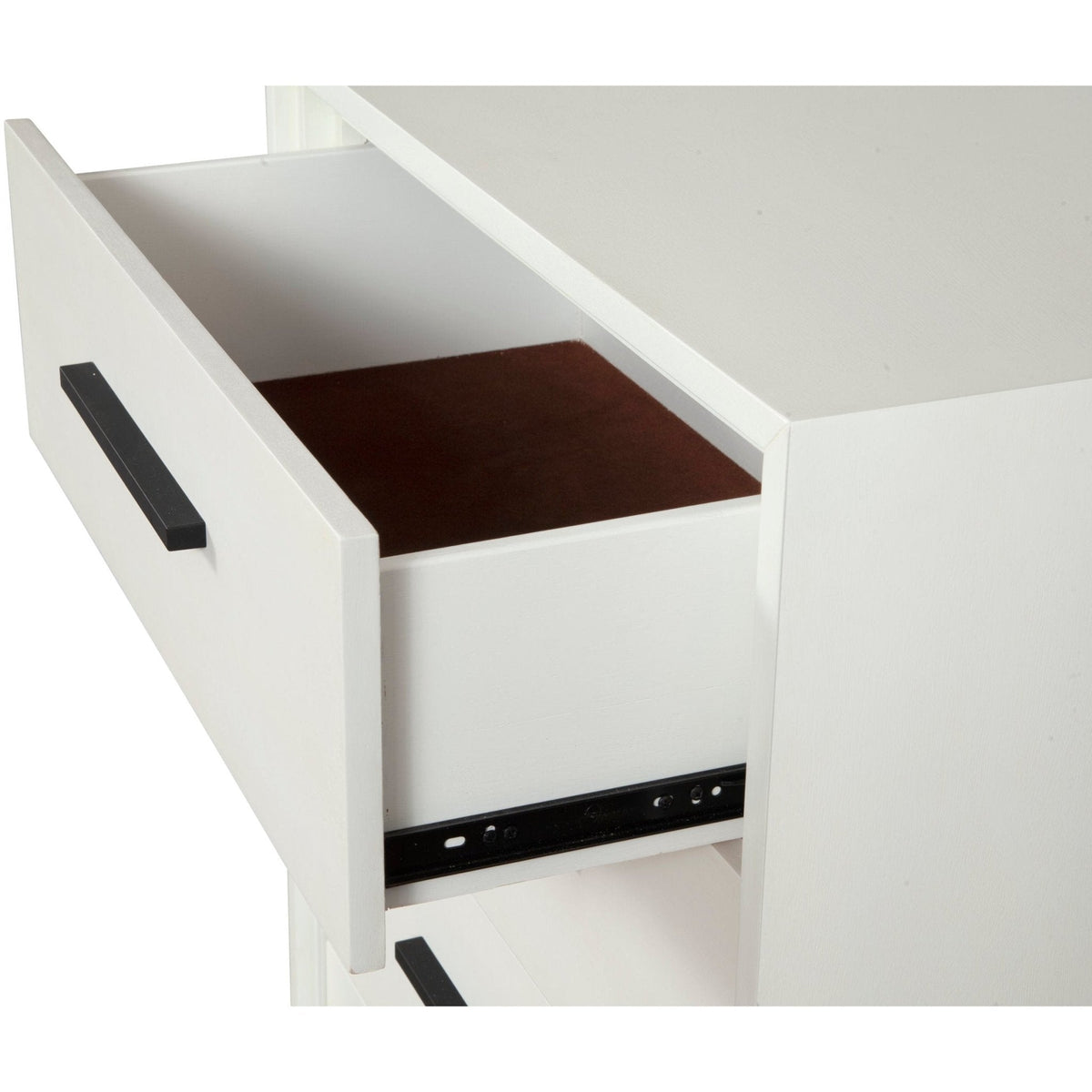 Nova Small 3-Drawer Chest with Bronze Hardware – view 10