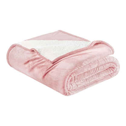 Sherpa Fleece Collection Velvet Plush Sherpa Bed Blanket, Reversible – view 16