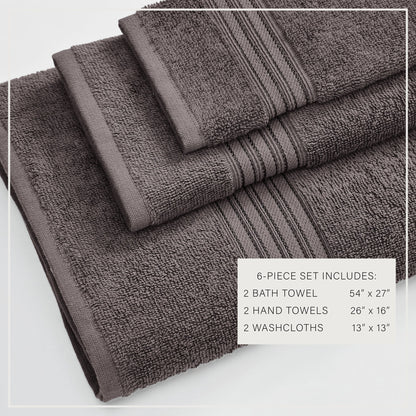 Cooper Collection Cotton Terry Bath Towel Set, Lightweight and Soft – view 150