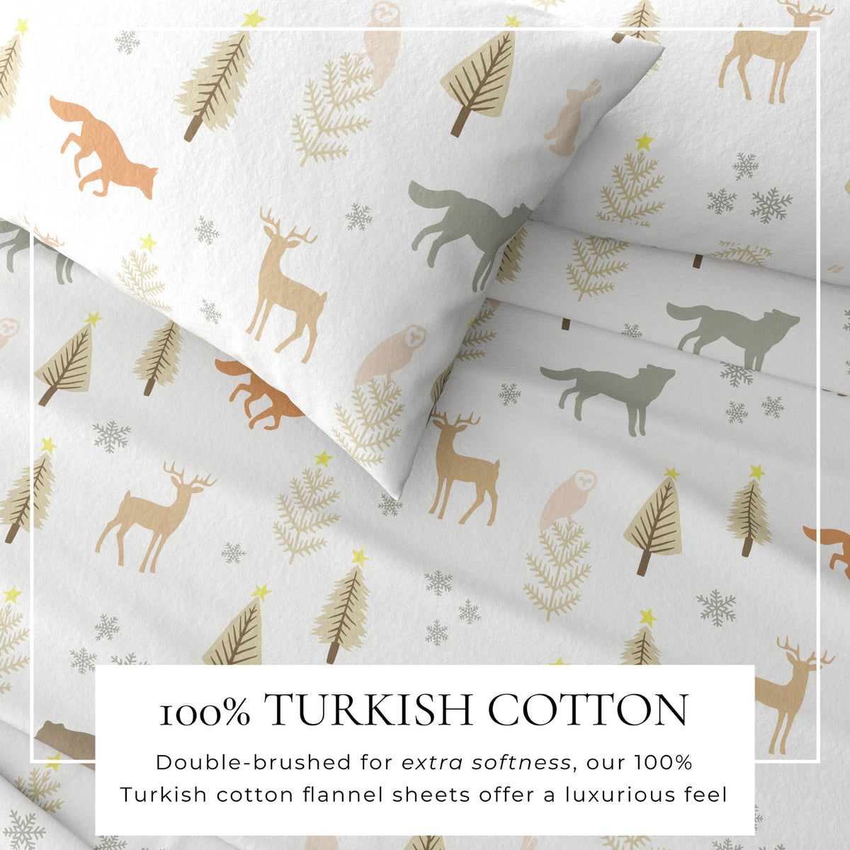 Turkish Cotton Flannel Sheet Set – Stratton Collection – view 68