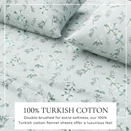 Turkish Cotton Flannel Sheet Set – Belle Collection – view 79