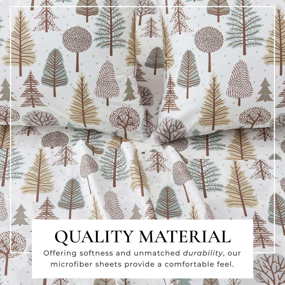 Lodge Print Microfiber Sheet Set – Mountain Ridge Collection – view 9