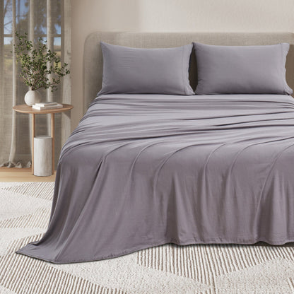 Viscose from Bamboo and Cotton Blend Jersey Knit Sheet Set – view 19