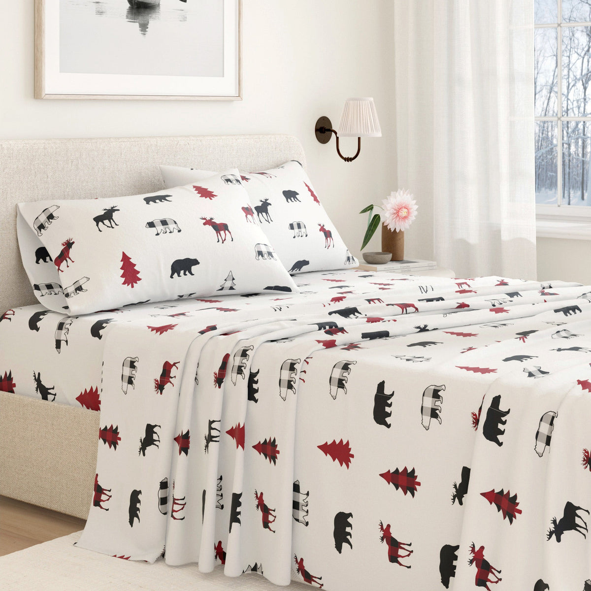 100% Turkish Cotton Flannel Sheet Set – Boulder Collection – view 11