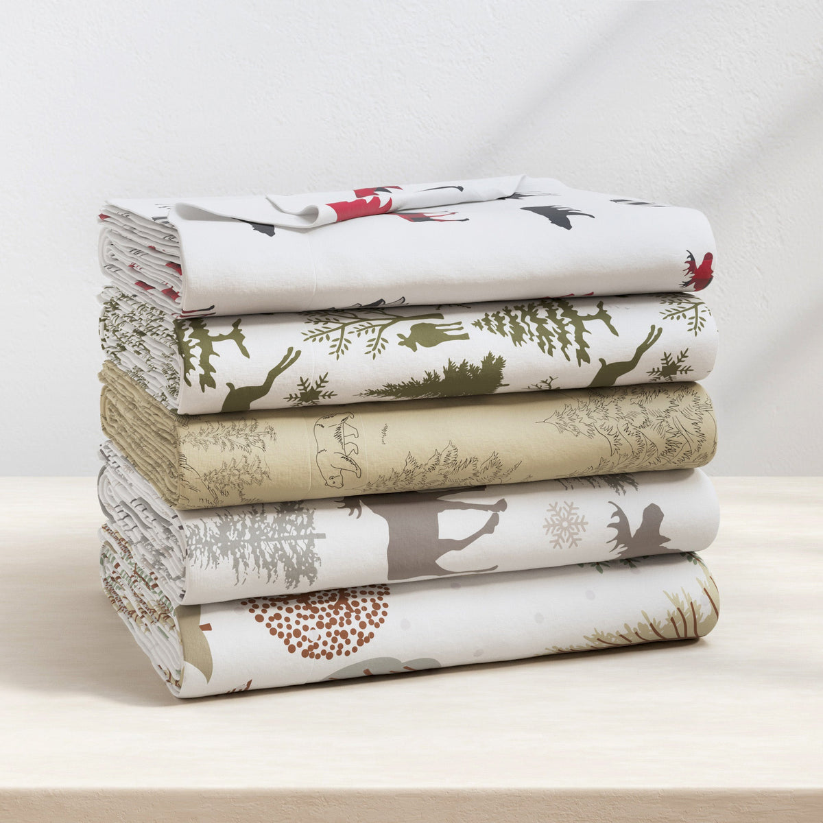 Turkish Cotton Flannel Sheet Set – Stratton Collection – view 41