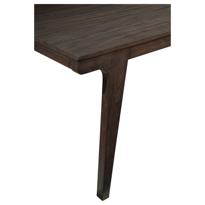 Olejo Classic Dining Table with Subtle Hardware, Chocolate Brown – view 4