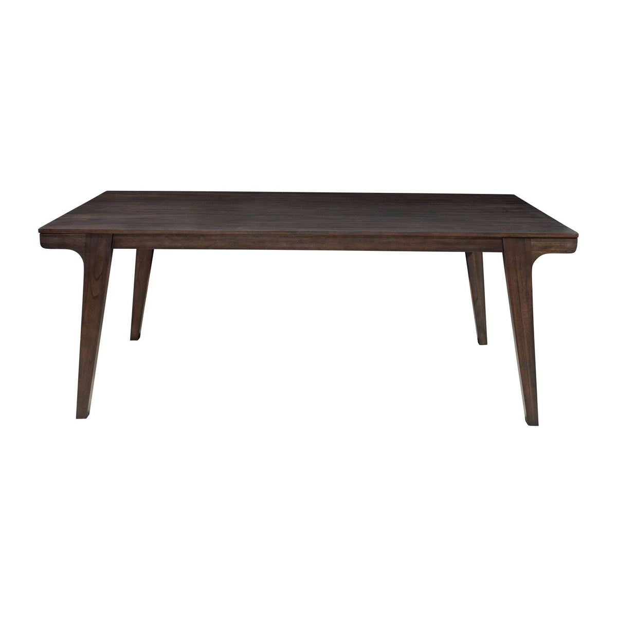 Olejo Classic Dining Table with Subtle Hardware, Chocolate Brown – view 3